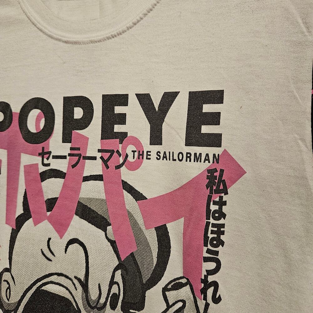 'Popeye the Sailorman' short sleeve graphic tee Small cartoon classic spinach - Picture 7 of 8